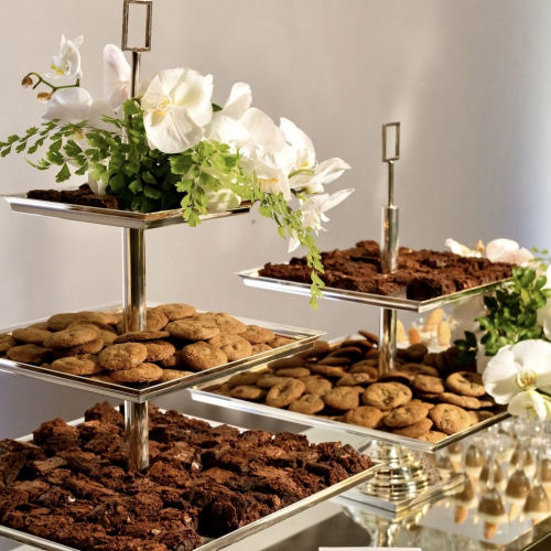 MENU COM COOKIES E BROWNIES POR BUFFET PICHITA LANNA