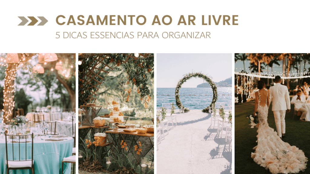 casamento ao ar livre