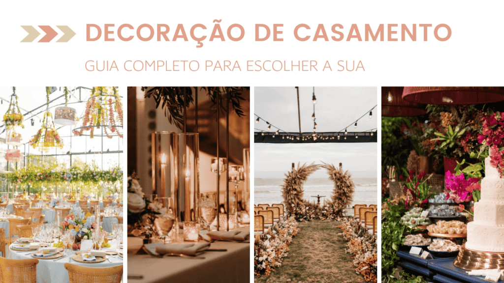decoração de casamento guia completo